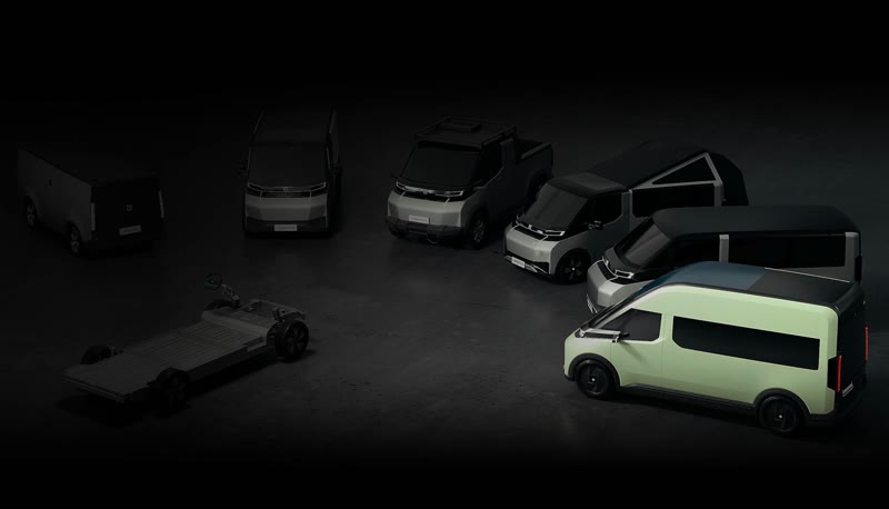 Farizon SV: vehicle platform and body configurations