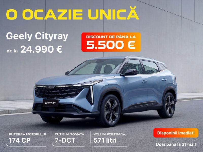 GEELY Cityray – Simțiți energia orașului