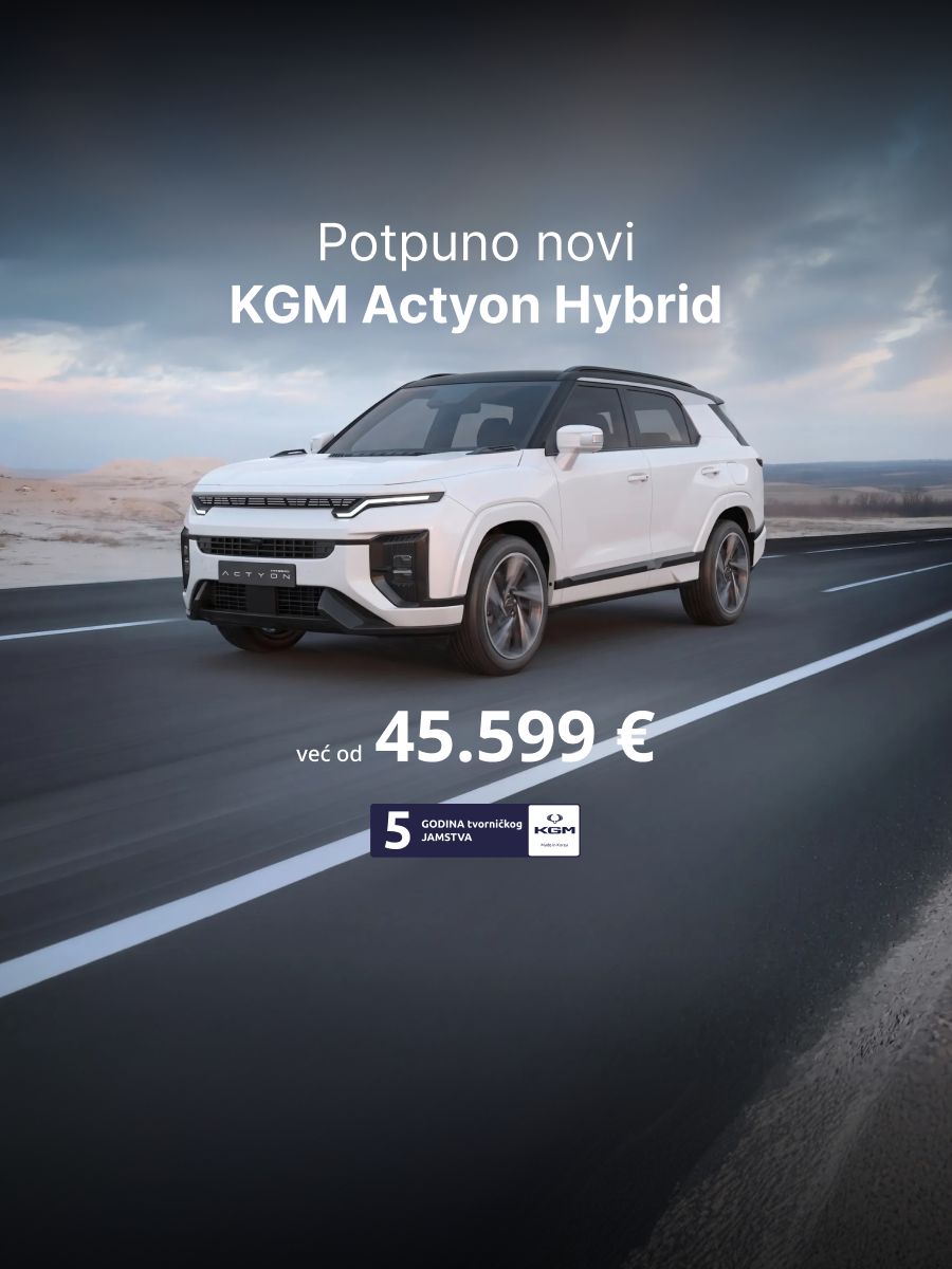 KGM akcijska ponuda Actyon Hybrid