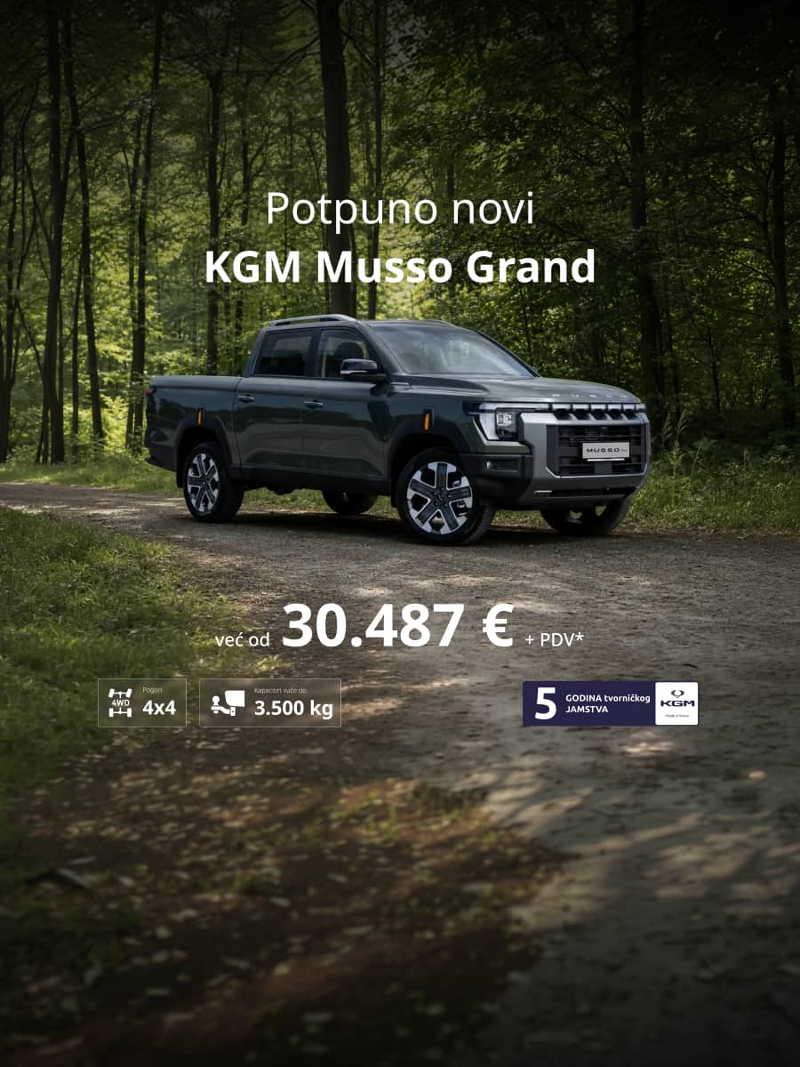 KGM akcijska ponuda novi Musso Grand