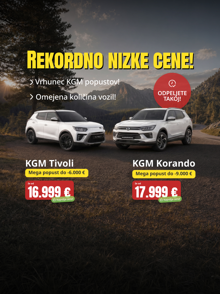 KGM totalna odprodaja