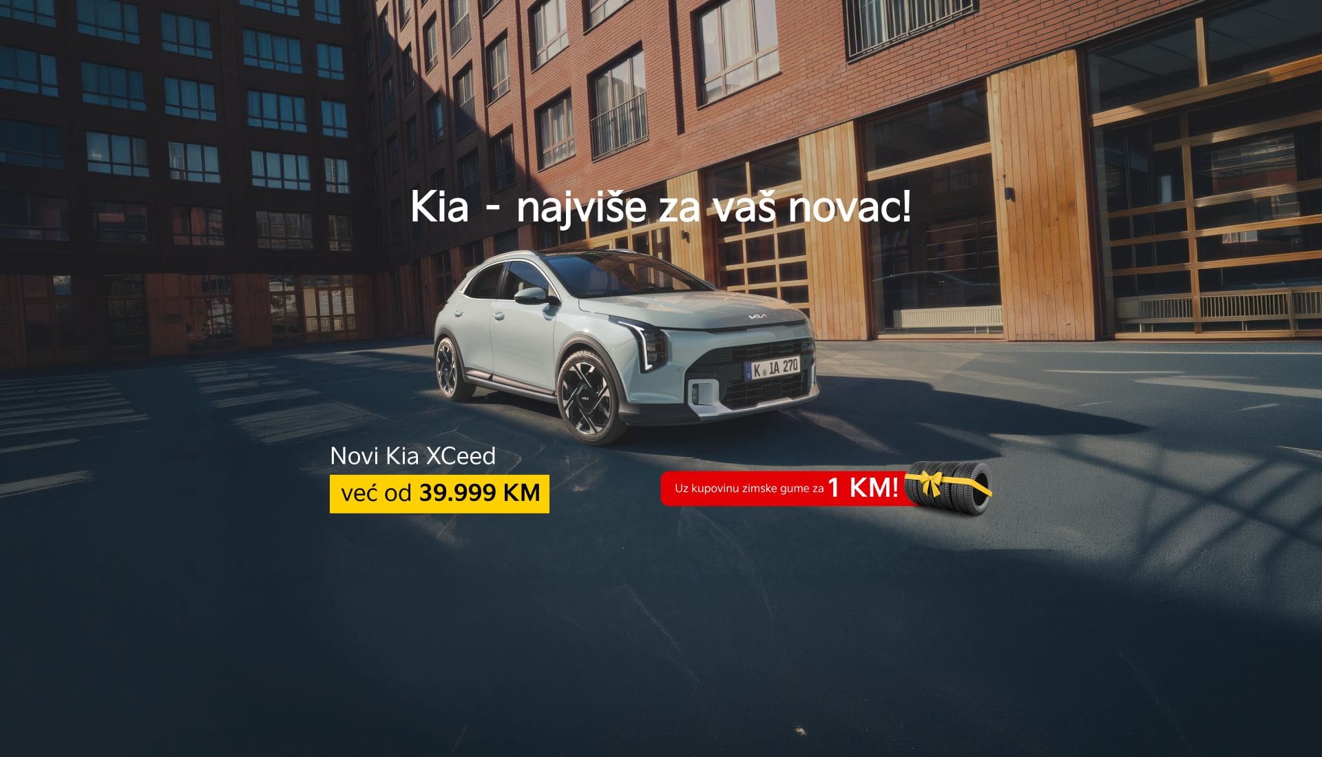 Novi Kia XCeed već od 39.999 KM – uz kupovinu zimske gume za 1 KM