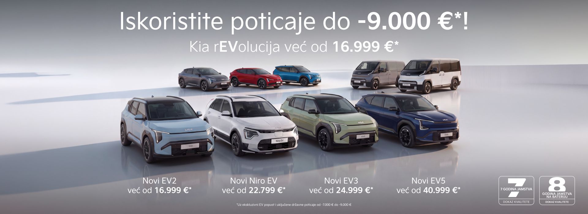 go electric EV3 EV9 EV6