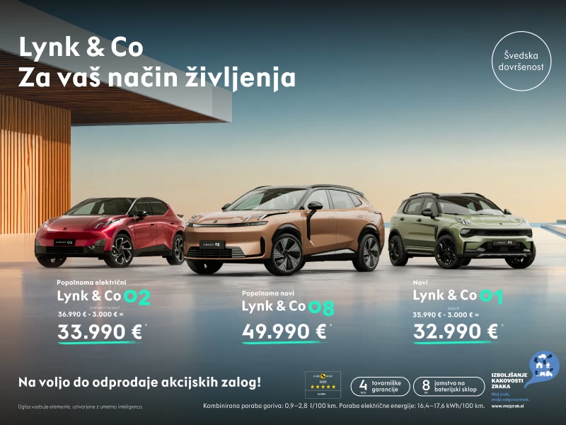 Ikonični trojec Lynk & Co